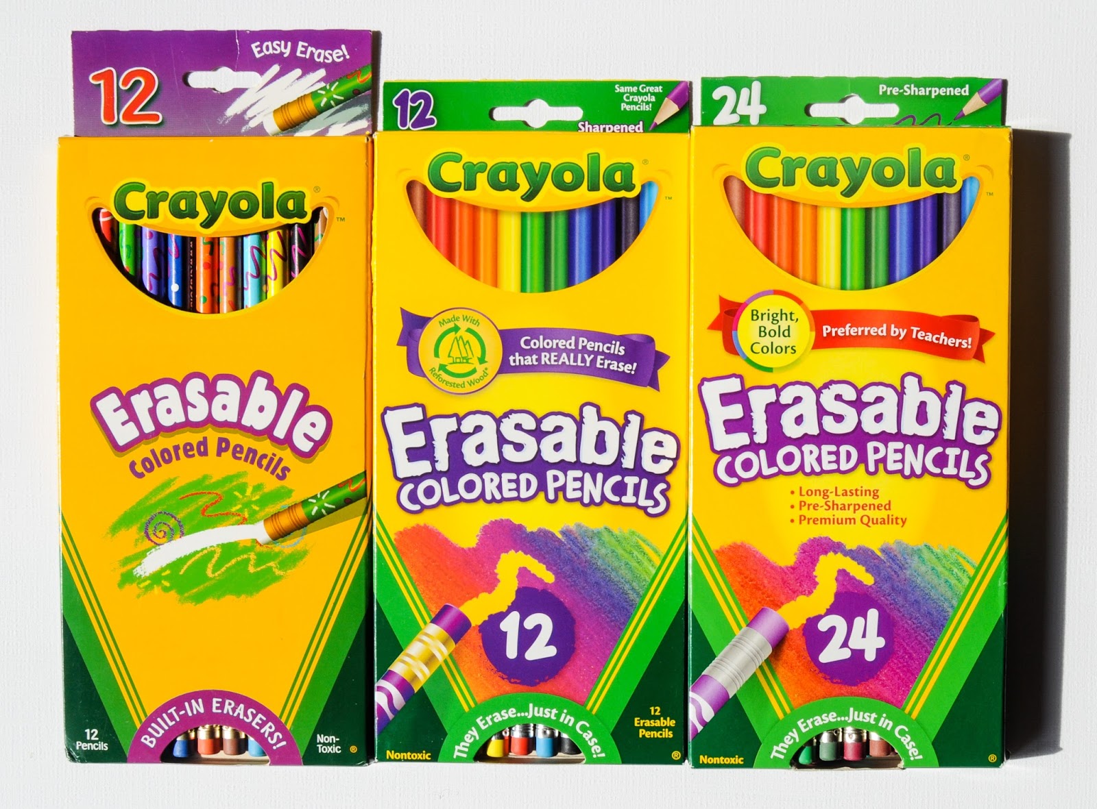 Erasable Colored Pencils: What's Inside the Box
